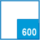 600 square