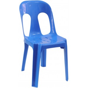Pipee Slotted Chair, Blue