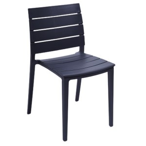 Chiamin Side Chair Polypropylene - Black/Grey