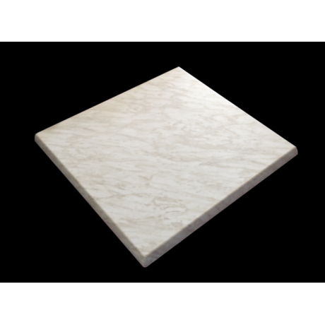 700mm Square Heatproof Table Top - MARBLE LIGHT