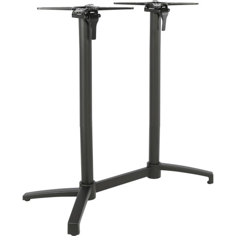 Seattle Twin Folding Bar Table Base-Black