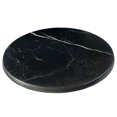 700mm Round Heatproof Table Top - BLACK MARBLE 700mm Round Heatproof Table Top - BLACK MARBLE